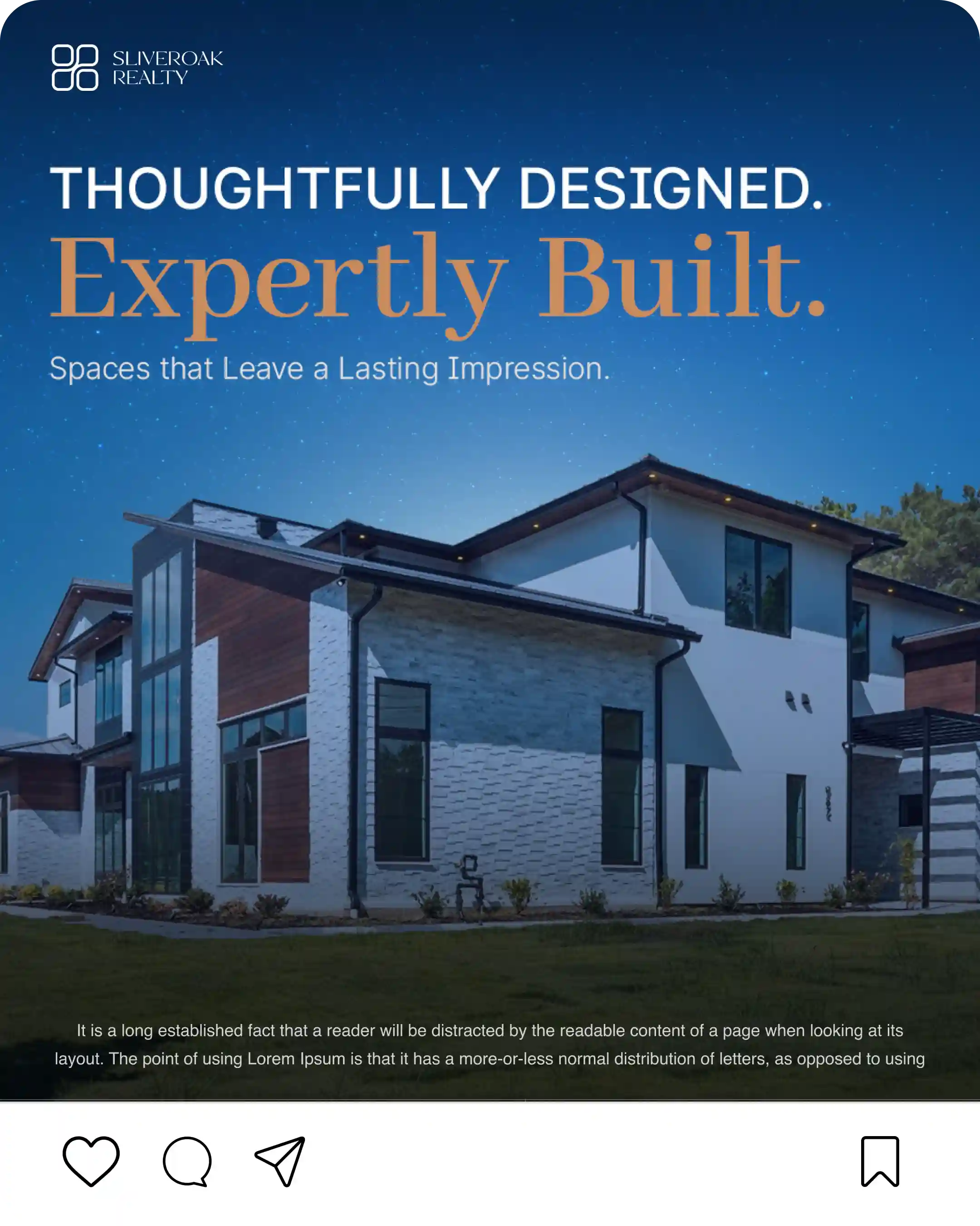 Real estate social media post created by our design team Real estate social media post created by our design team
